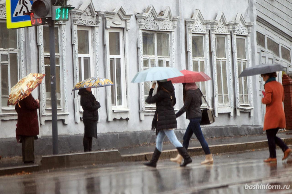 Башкирию на этой неделе ждет по-осеннему теплая и дождливая погода