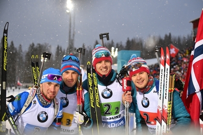 Российские биатлонисты выиграли медаль чемпионата мира: Зимние виды: Спорт: Lenta.ru Российские биатлонисты выиграли медаль чемпионата мира: Зимние виды: Спорт: Lenta.ru0