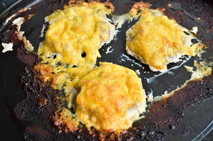 Мясные гнезда с грибами и сыром в духовке — оригинальные и аппетитные