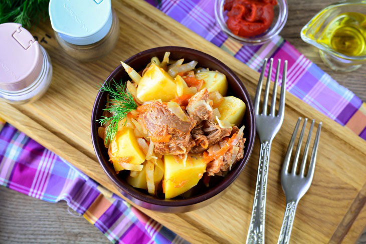 Бигус с тушенкой — простое, сытное и вкусное блюдо