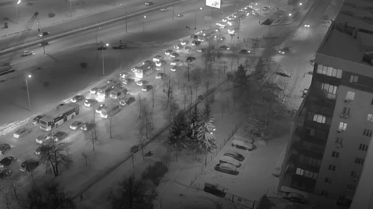 Вечером в Уфе образовались 10-балльные пробки Вечером в Уфе образовались 10-балльные пробки