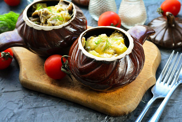 Мясо в горшочках «Купеческое» — необычайно нежное и сочное