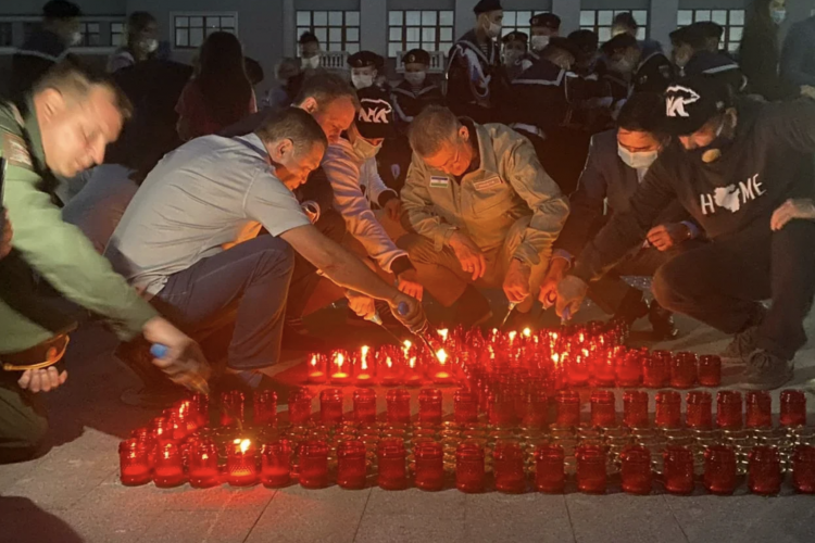 В Башкирии прошла акция «Огненные картины войны» В Башкирии прошла акция «Огненные картины войны»