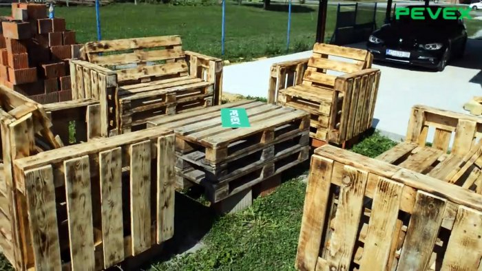 Как сделать садовую мебель из поддонов Как сделать садовую мебель из поддонов
