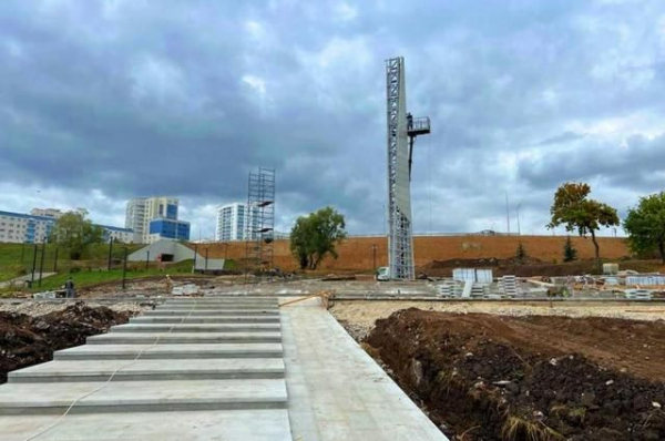 В Уфе на набережной Белой устанавливают памятную стелу В Уфе на набережной Белой устанавливают памятную стелу0