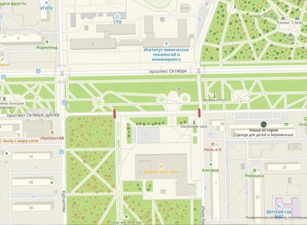 В Стерлитамаке движение перед ГДК будет временно закрыто В Стерлитамаке движение перед ГДК будет временно закрыто1