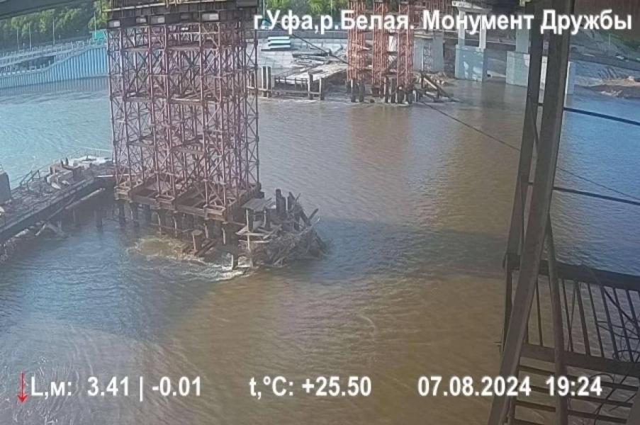 Впервые за последние 10 дней в реке Белой в Уфе снизился уровень воды Впервые за последние 10 дней в реке Белой в Уфе снизился уровень воды0